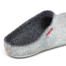 Gottstein Slippers Magicfelt 701 (100% Wool) light grey (Size 43-46)